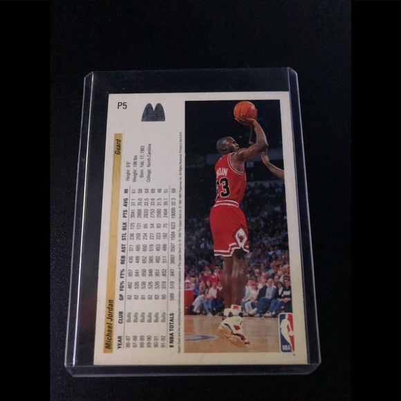 Micheal Jordan Upper Deck 1992 1993 Card - Picture 6 of 6